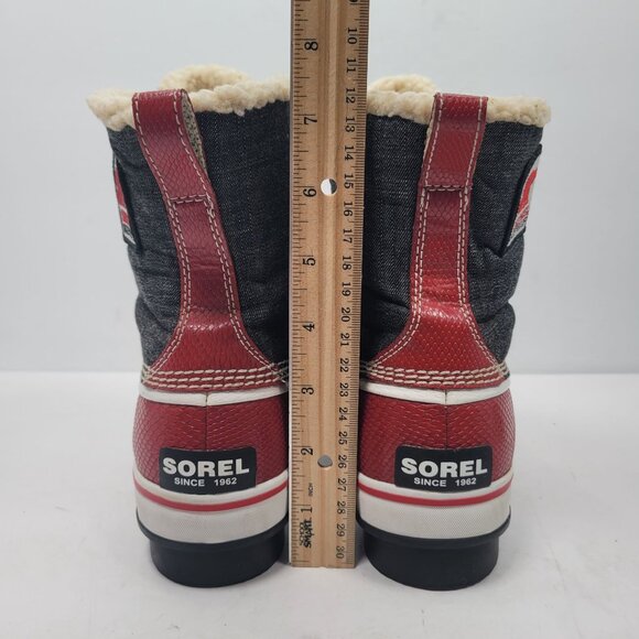 Sorel Tivoli Women's Red Waterproof Boots NL1530-986 US Size 7.5 - Picture 11 of 12